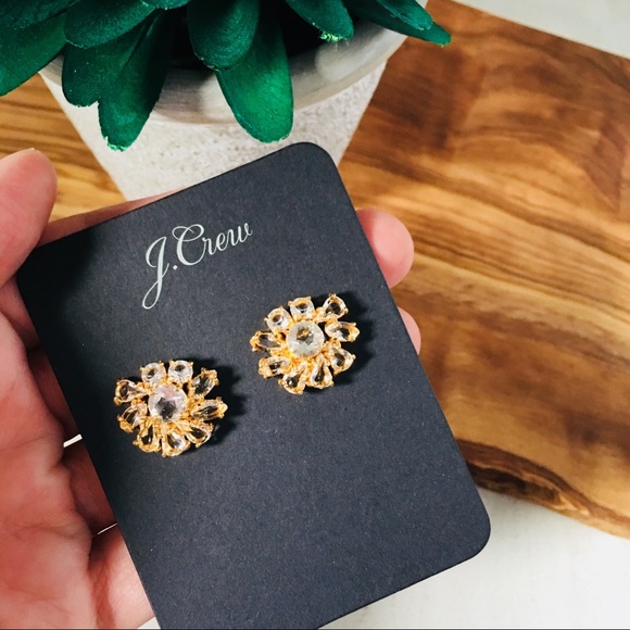 J. CREW Sparkle Studs Earrings - Picture 2 of 5